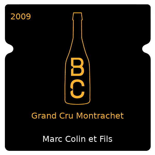 Marc Colin et Fils Grand Cru Montrachet 2009
