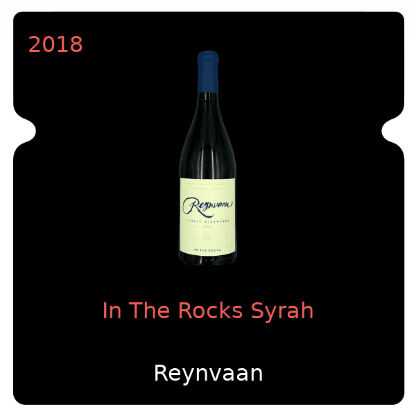 Reynvaan In The Rocks Syrah 2018