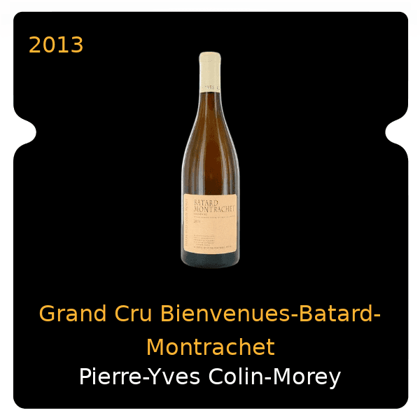 Pierre-Yves Colin-Morey Grand Cru Bienvenues-Batard-Montrachet 2013