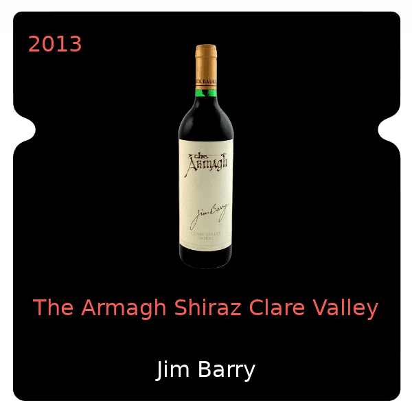 Jim Barry The Armagh Shiraz Clare Valley 2013