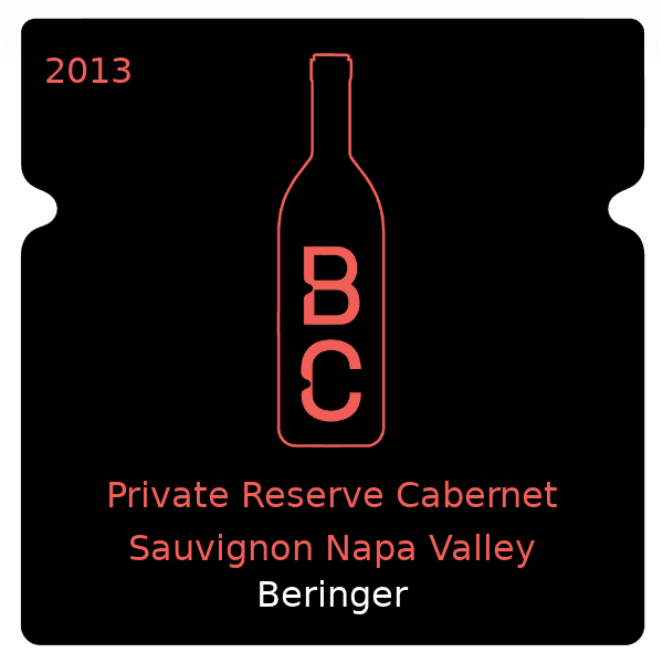 Beringer Private Reserve Cabernet Sauvignon Napa Valley 2013