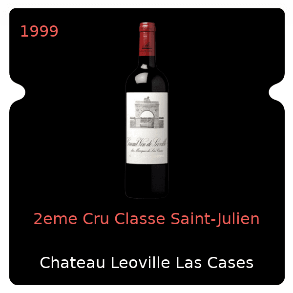 Leoville Las Cases 2eme Cru Classe Saint-Julien 1999