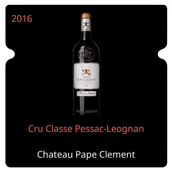 Pape Clement Cru Classe Pessac-Leognan 2016