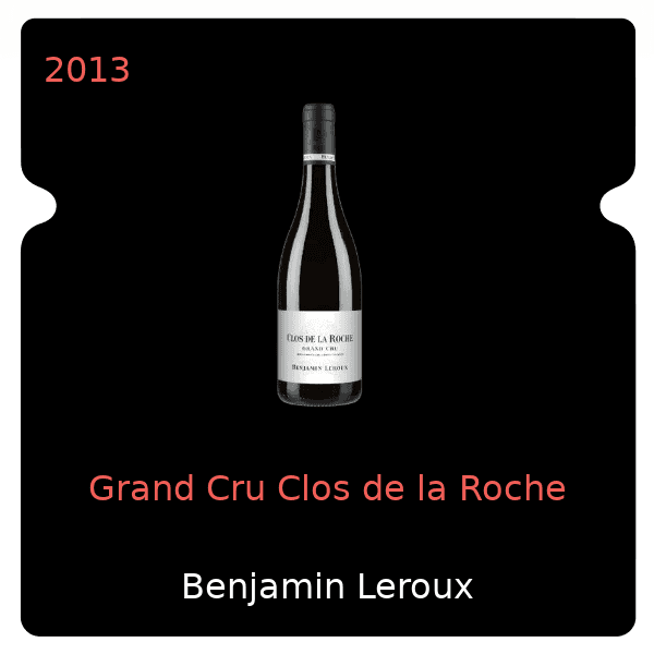 Benjamin Leroux Grand Cru Clos de la Roche 2013