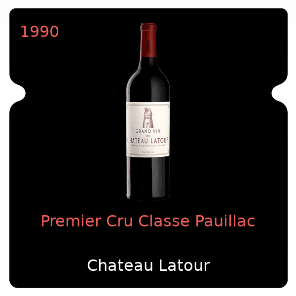 Latour Premier Cru Classe Pauillac 1990