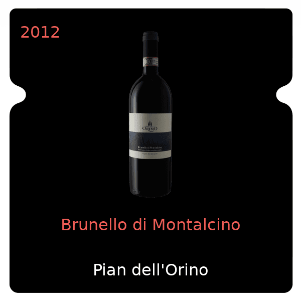 Pian dell'Orino Brunello di Montalcino 2012
