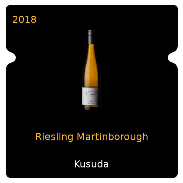 Kusuda Riesling Martinborough 2018