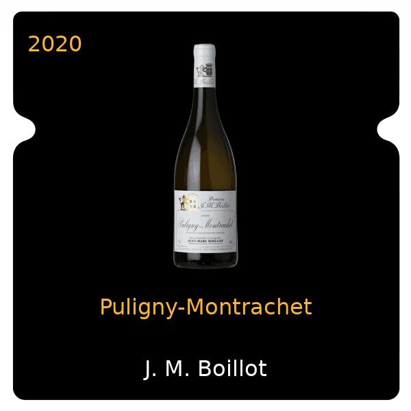 J. M. Boillot Puligny-Montrachet 2020
