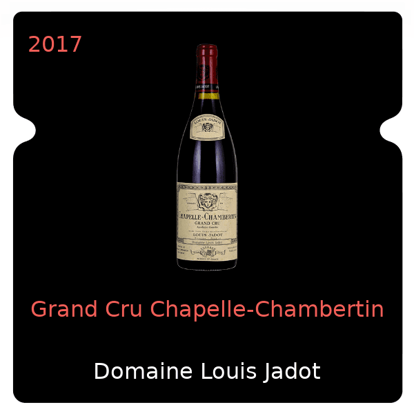 Louis Jadot Grand Cru Chapelle-Chambertin 2017