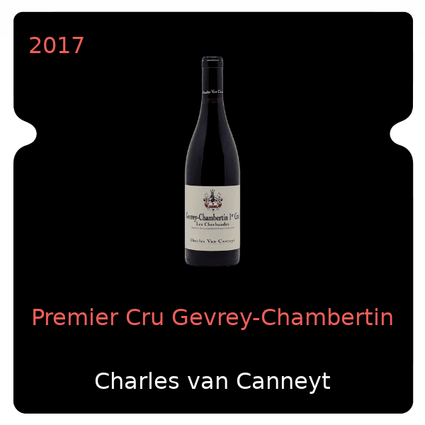 Charles van Canneyt Premier Cru Gevrey-Chambertin 2017