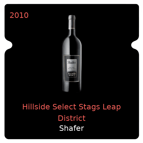 Shafer Hillside Select Stags Leap District 2010