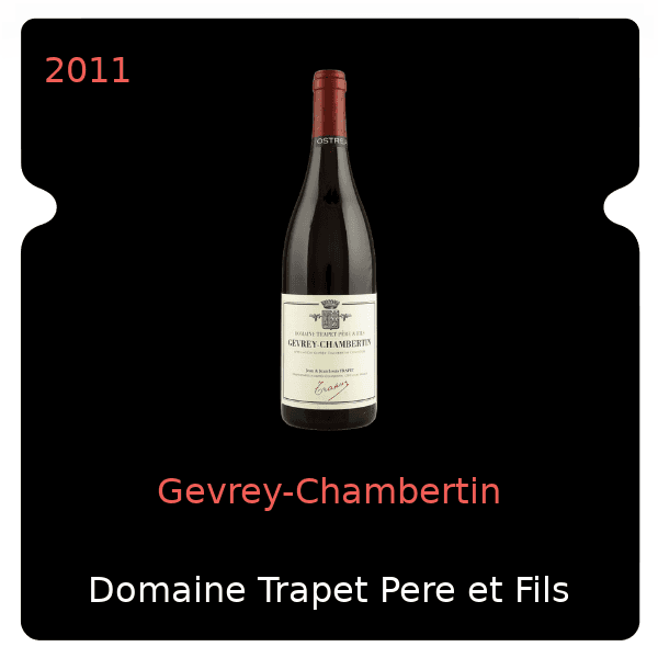Trapet Pere et Fils Gevrey-Chambertin 2011