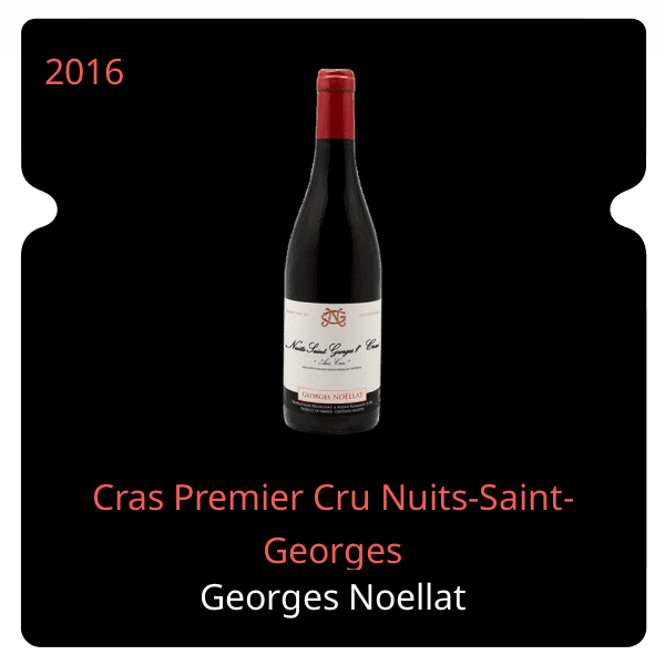 Georges Noellat Cras Premier Cru Nuits-Saint-Georges 2016