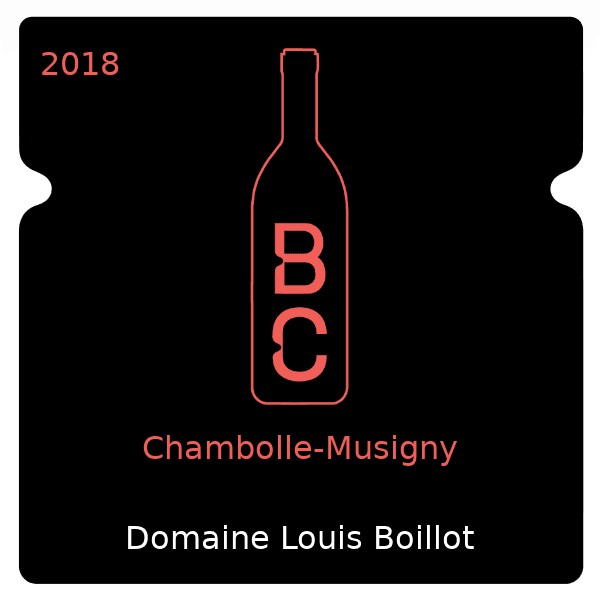 J. M. Boillot Chambolle-Musigny 2018