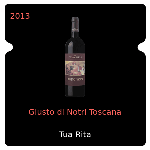 Tua Rita Giusto di Notri Toscana 2013