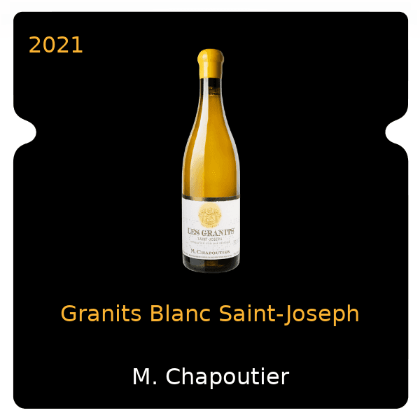 M. Chapoutier Granits Blanc Saint-Joseph 2021