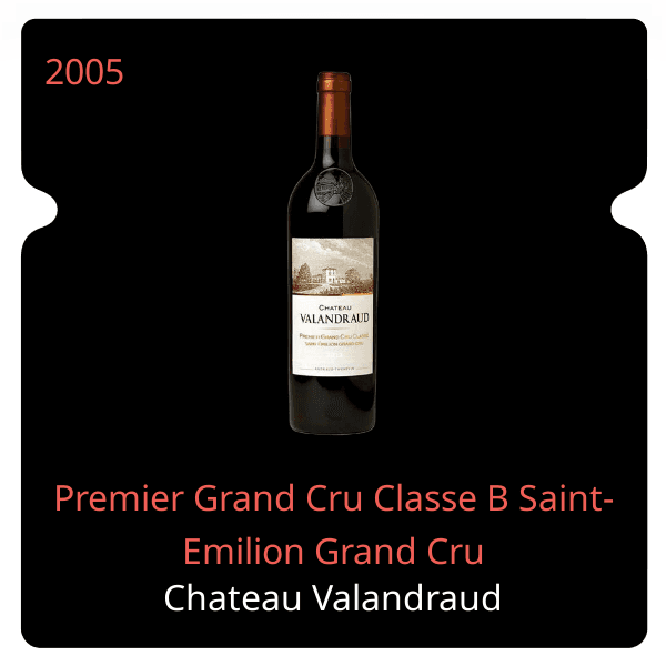 Valandraud Premier Grand Cru Classe B Saint-Emilion Grand Cru 2005