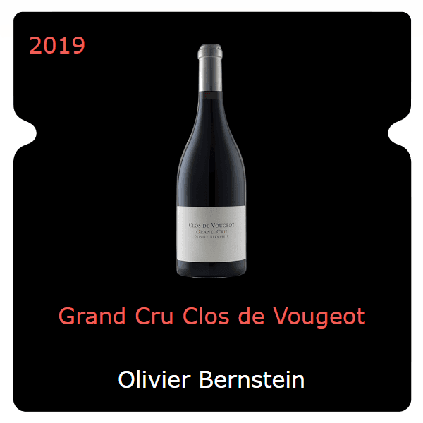 Olivier Bernstein Grand Cru Clos de Vougeot 2019