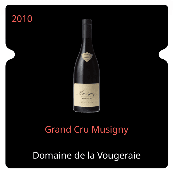 Vougeraie Grand Cru Musigny 2010