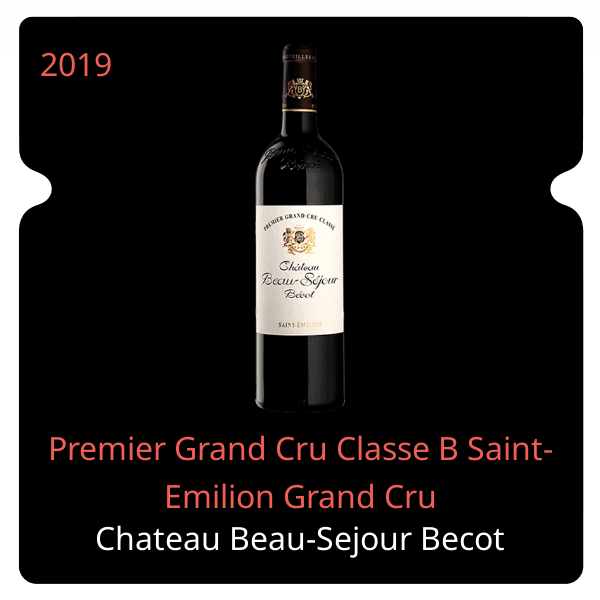 Beau-Sejour Becot Premier Grand Cru Classe B Saint-Emilion Grand Cru 2019