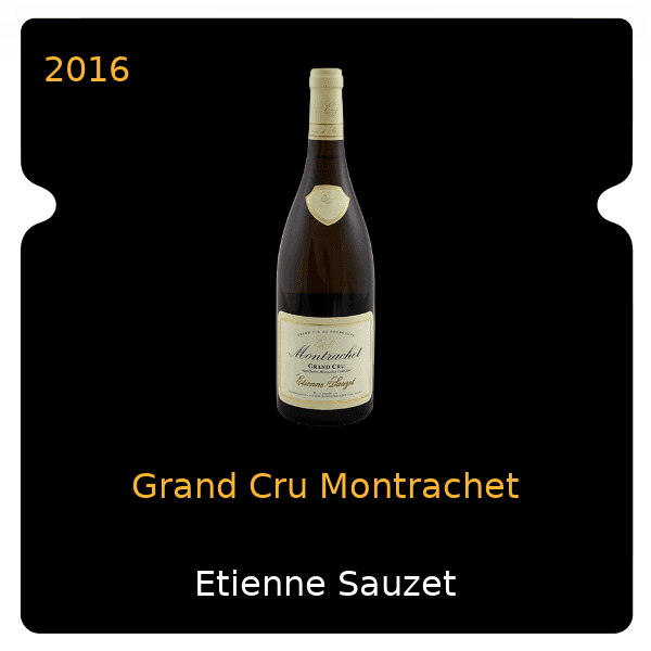 Etienne Sauzet Grand Cru Montrachet 2016