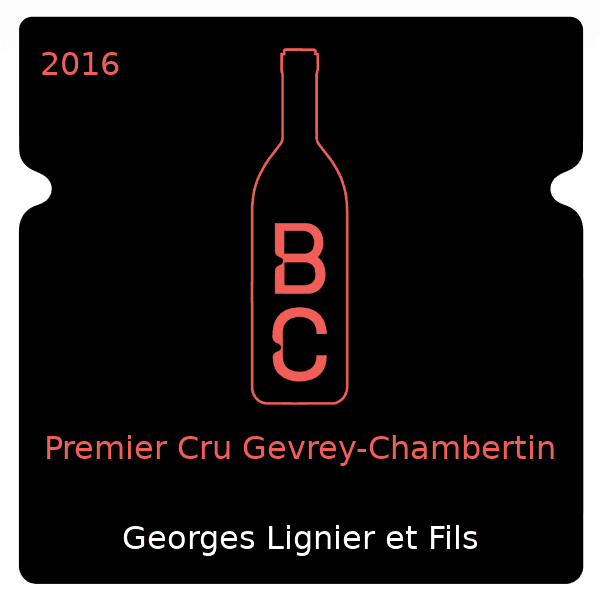 Georges Lignier et Fils Premier Cru Gevrey-Chambertin 2016
