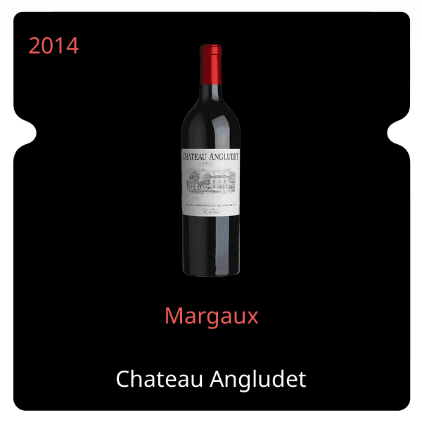 Angludet Margaux 2014