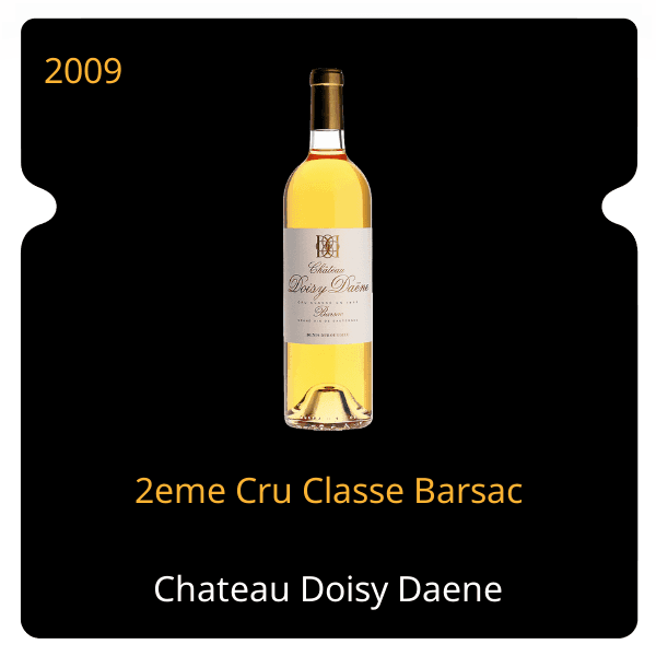 Doisy-Vedrines 2eme Cru Classe Barsac 2009