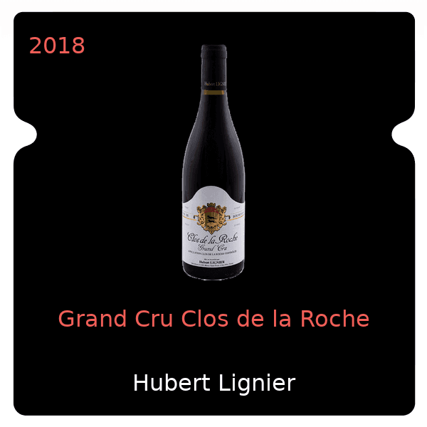 Hubert Lignier Grand Cru Clos de la Roche 2018
