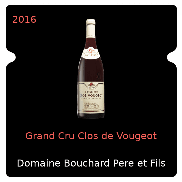 Bouchard Pere et Fils Grand Cru Clos de Vougeot 2016