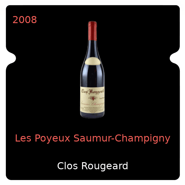 Rougeard Les Poyeux Saumur-Champigny 2008