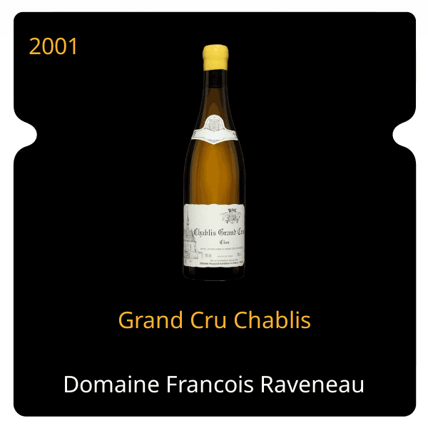 Francois Raveneau Grand Cru Chablis 2001