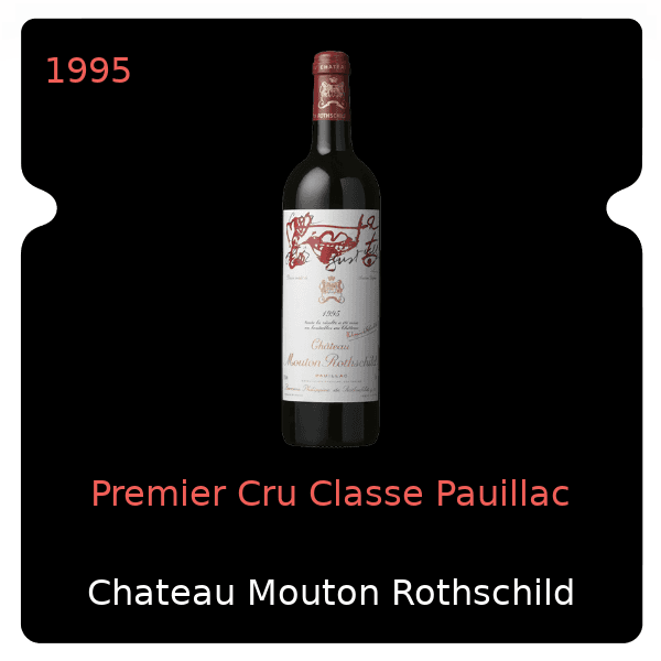 Mouton Rothschild Premier Cru Classe Pauillac 1995