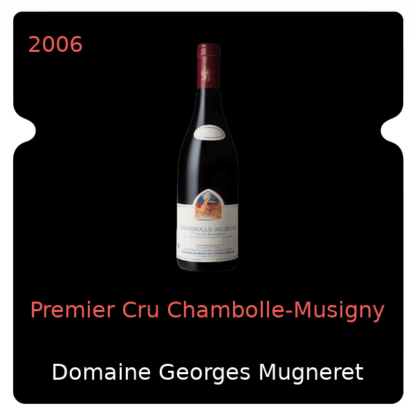 Georges Mugneret Gibourg Premier Cru Chambolle-Musigny 2006