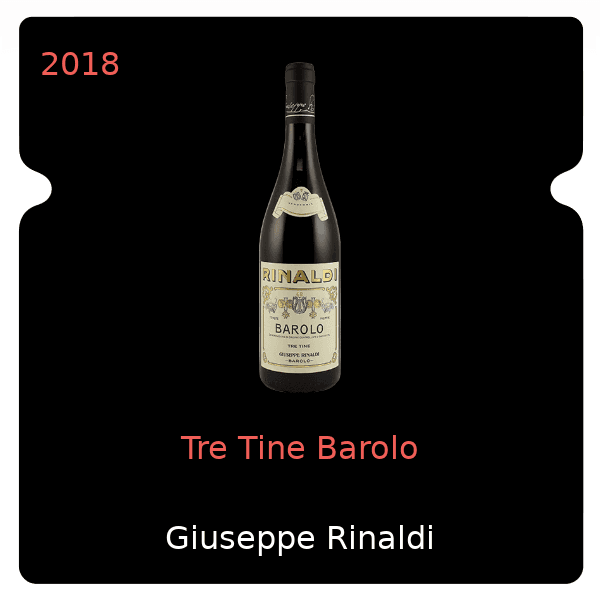 Giuseppe Rinaldi Tre Tine Barolo 2018