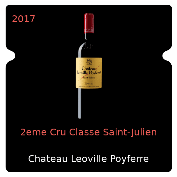 Leoville Poyferre 2eme Cru Classe Saint-Julien 2017