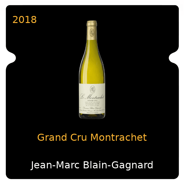 Jean-Marc Blain-Gagnard Grand Cru Montrachet 2018
