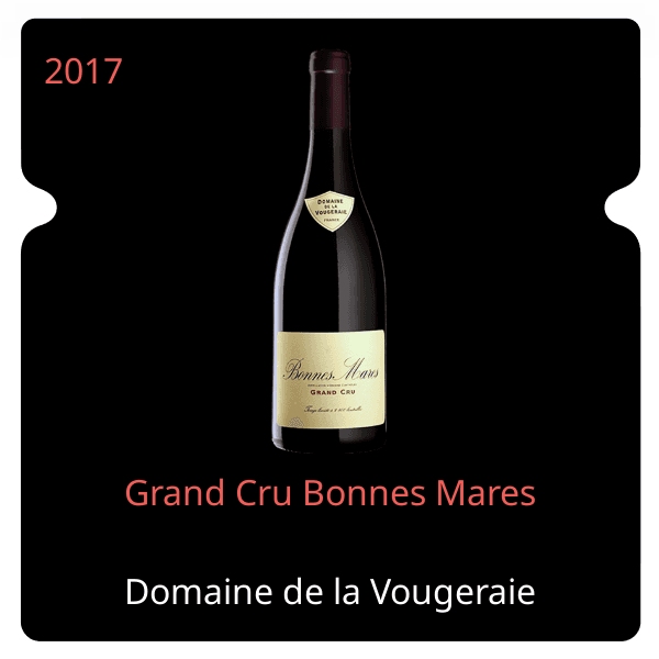 Vougeraie Grand Cru Bonnes Mares 2017