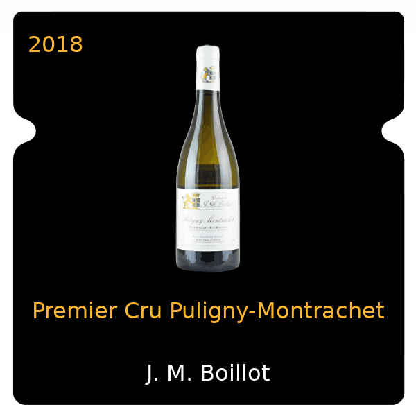 J. M. Boillot Premier Cru Puligny-Montrachet 2018