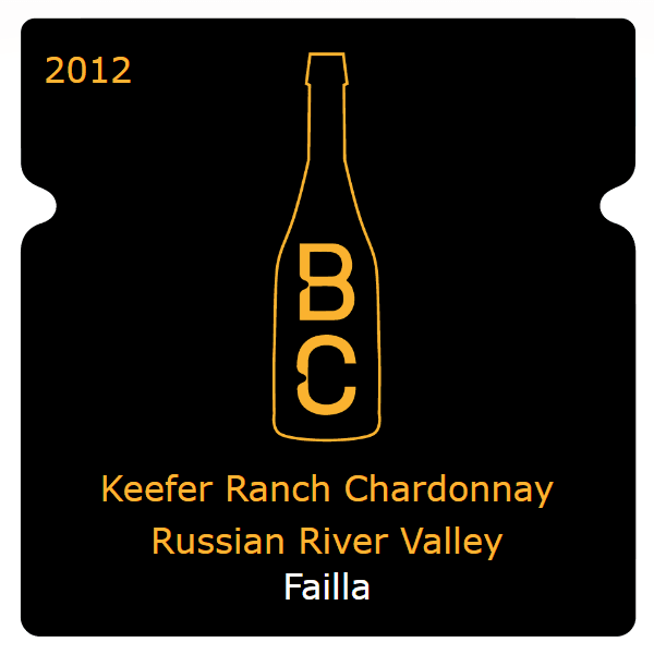 Failla Keefer Ranch Chardonnay Russian River Valley 2012
