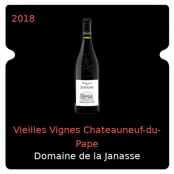 Janasse Vieilles Vignes Chateauneuf-du-Pape 2018