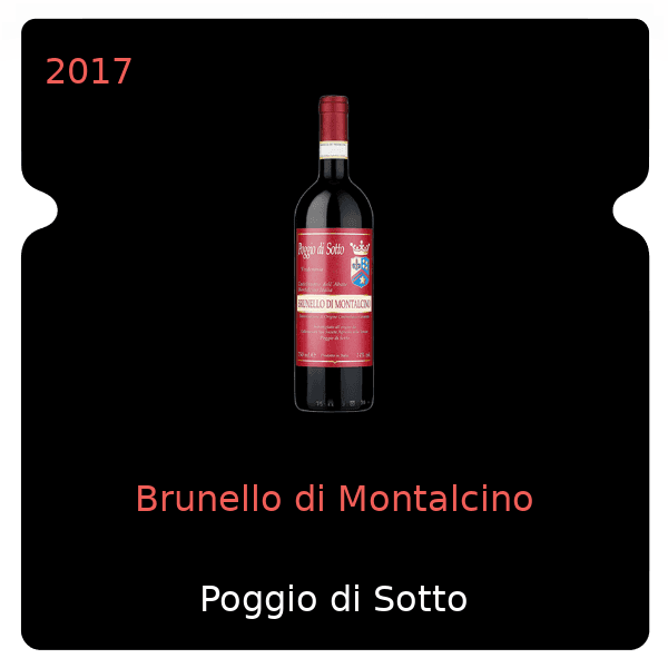 Poggio di Sotto Brunello di Montalcino 2017