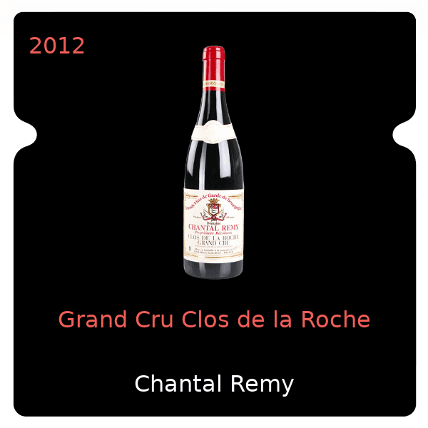 Chantal Remy Grand Cru Clos de la Roche 2012
