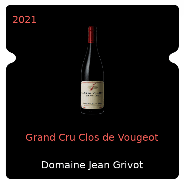 Jean Grivot Grand Cru Clos de Vougeot 2021
