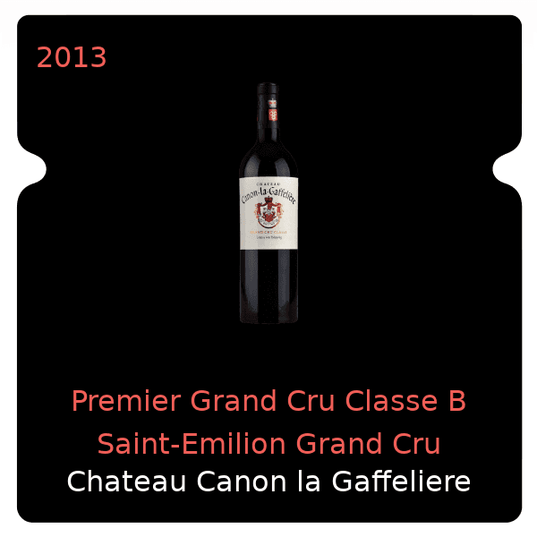 Gaffeliere Premier Grand Cru Classe B Saint-Emilion Grand Cru 2013