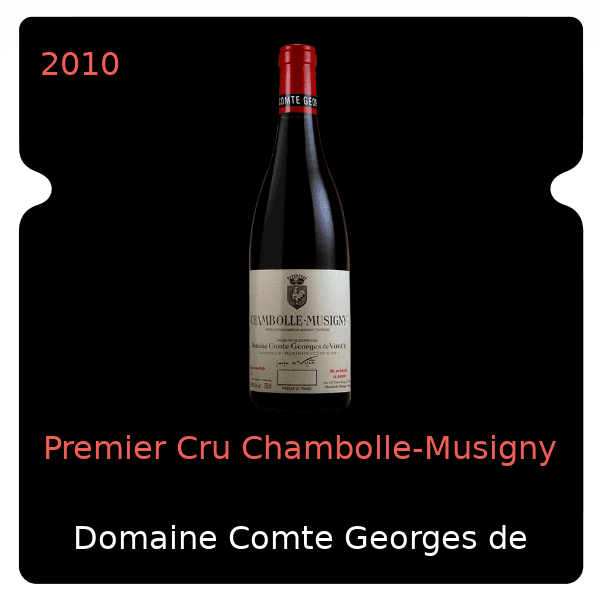 Comte Georges de Vogue Premier Cru Chambolle-Musigny 2010