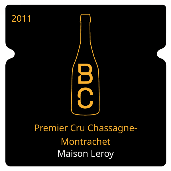 Leroy Premier Cru Chassagne-Montrachet 2011