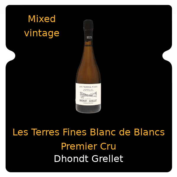Dhondt Grellet Les Terres Fines Blanc de Blancs Premier Cru Mixed Vintage