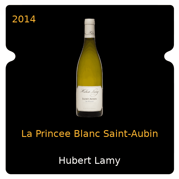 Hubert Lamy La Princee Blanc Saint-Aubin 2014