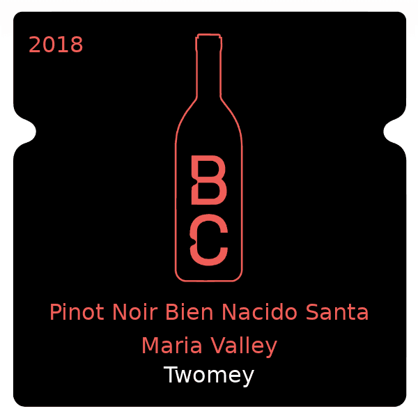 Twomey Pinot Noir Bien Nacido Santa Maria Valley 2018